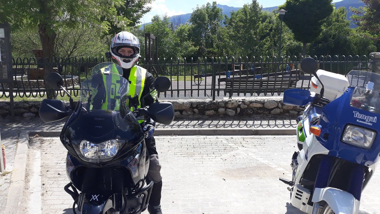Vueltecilla con Michel probando la Transalp 650