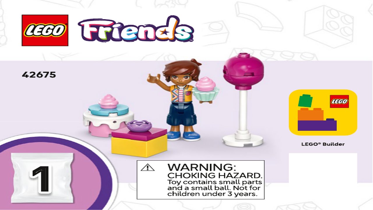 Friends - Unicorn Cake Delivery Car - General LEGO instructions