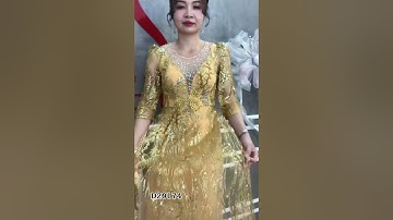 Dạ hội áo dài tiệc cưới, lễ tết ngồi sui sang trọng #áo_dài_dạ_hội #dạ_hội_tiệc_cưới #đầm_trung_niên