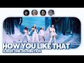 BLACKPINK - How You Like That (Screen Time Distribution)