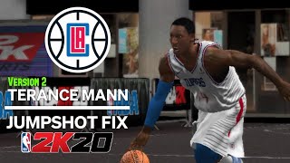 Terance Mann Jumpshot Fix V2 2k20 Mobile