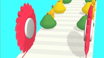 Twin slicer! Very satisfying And relaxing ASMR slicing game levels 13