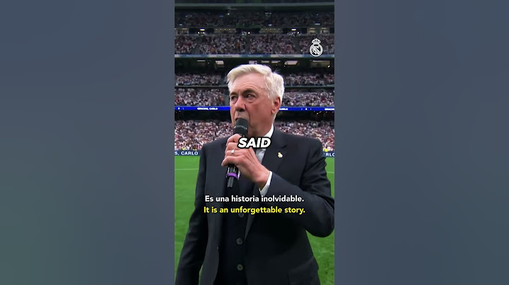 Ancelotti’s farewell speech to Madrid moved Florentino Perez to tears. 😳😰