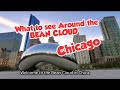 SHORT CLIP AROUND THE CLOUD GATE or BEAN CLOUD IN CHICAGO!