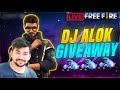 FREE FIRE LIVE 15  DJ ALOK GIVEAWAY  community for players show your love for channel