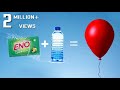 Water + Eno With Balloon | Science Experiment With Eno | 360 DIY