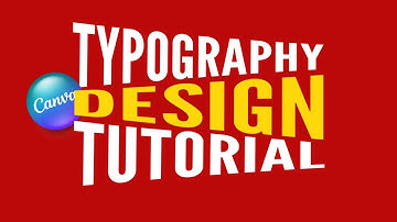 Canva Typography Design Text Effect Tutorial 2024