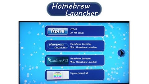 Homebrew Launcher for Wii U + Loadiine GX2 v0.2 for WiiU ver.5.4.0/5.3.2