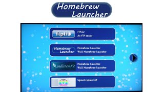 Homebrew Launcher for Wii U + Loadiine GX2 v0.2 for WiiU ver.5.4.0/5.3.2