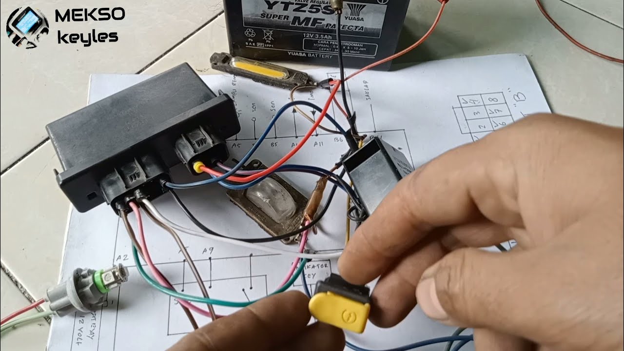 skema jalur kabel SCU VARIO 150