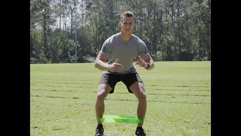 RESISTANCE BAND CRAB WALK