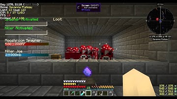 RFTools Control Screen: Mooshroom Farm