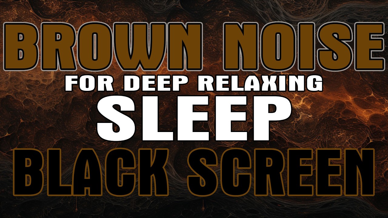 10 Hours of Soothing Brown Noise for Anxiety Relief - YouTube