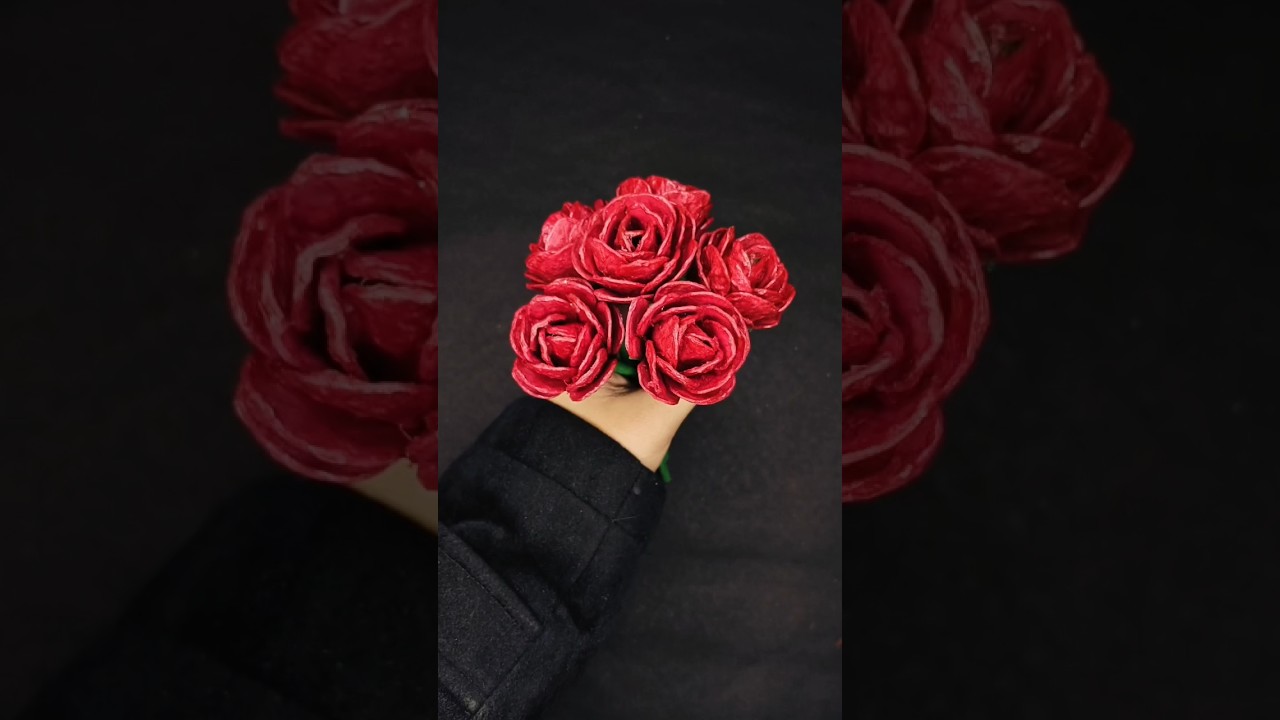 Amazing Reuse of Empty Egg Trays! 😱 | DIY Beautiful Roses 🥀 