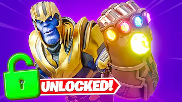 Unlocking *THANOS* EARLY in Fortnite
