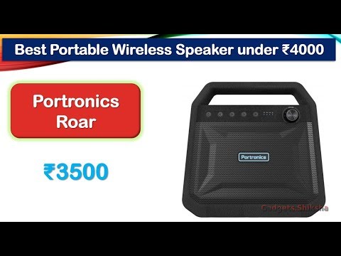 24W Portable Wireless Speaker under 4000 Rupees {हिंदी में} | #Portronics Roar