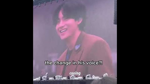 His voice change so fast..😫😭😭#taehyung