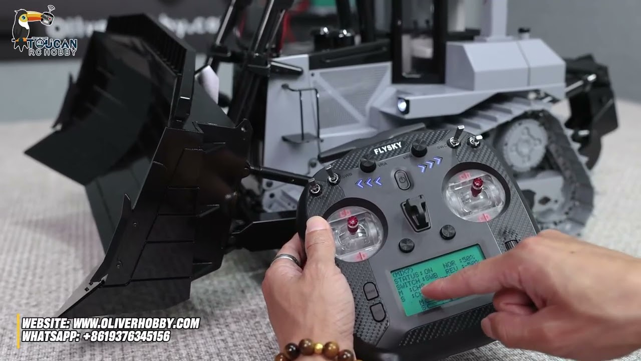 How to set mix control for RC DXR2 bulldozer#Radiosetting