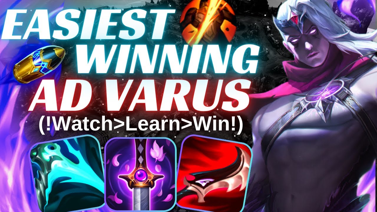 THE EASIEST MATCH-WINNING TACTIC =} PLAY AD VARUS 😂 | WILD RIFT - YouTube