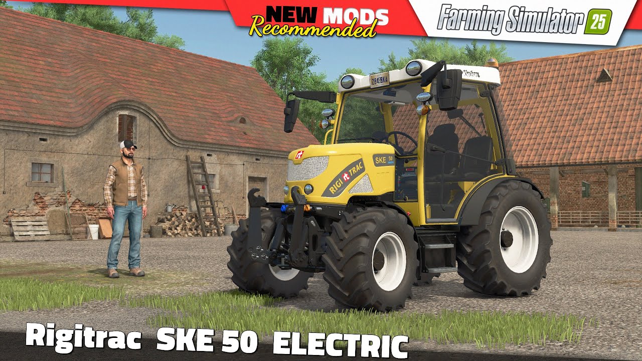 FS25 | Rigitrac SKE 50 ELECTRIC - Farming Simulator 25 Mods Review QHD