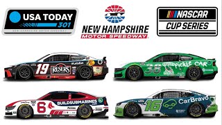 NASCAR Cup Series Paint Scheme Preview for New Hampshire