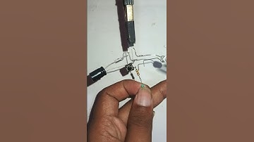 how to make simple Electronic project with 2n2222a transistor #short#viral short#viral video