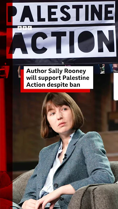 Author Sally Rooney says she will continue to support Palestine Action despite ban. #BBCNews