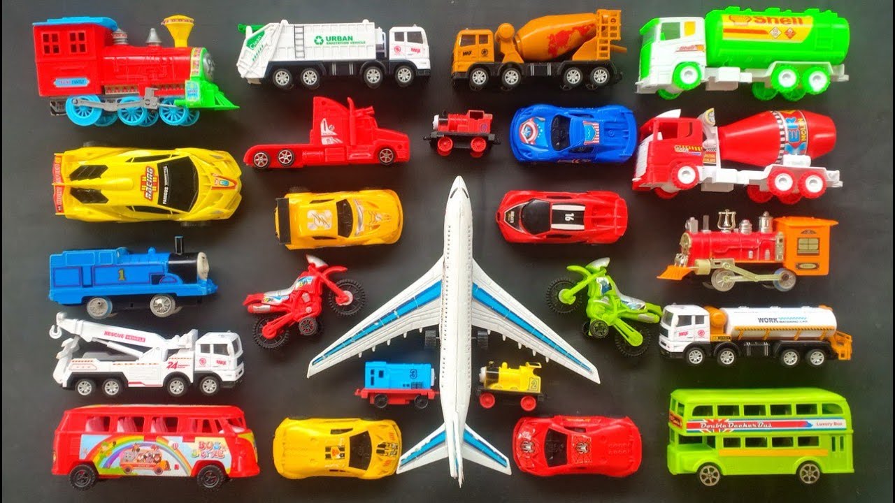 REVIEW MAINAN MOBIL TRUK MOLEN, KERETA KLASIK,BUS,TANGKI BBM,TAYO,THOMAS,PESAWAT,