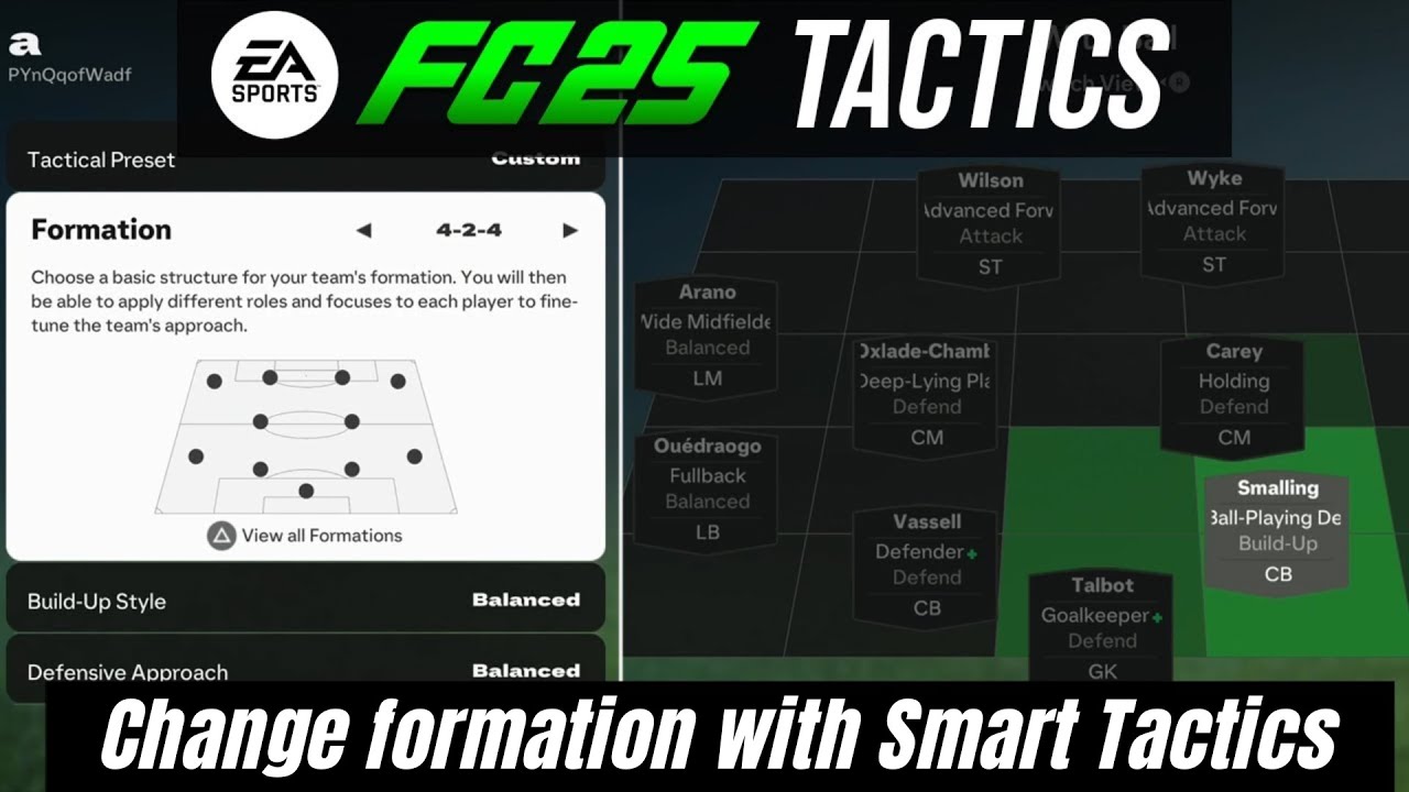 EA FC 25: How to Change Tactics Without Pausing the Game (Switch ...