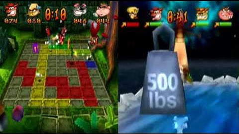 Crash Bash Speedrun To Beat Papu Papu, CrashBandiSpyro12 Vs. CrazyCrashKing105 - Part 1