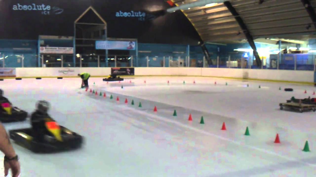 ice karting slough 25sept 2010 session 2 race 2 YouTube