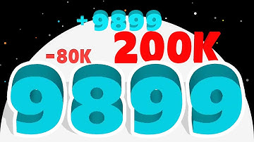 Max Level Numbers! - NUMBER DASH (Satisfying Math Games) #numberrun3d #1234567890