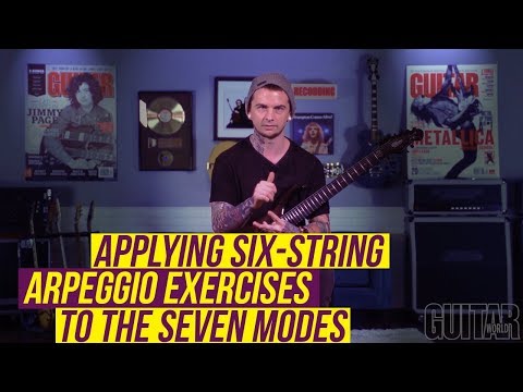 Jason Richardson - Applying six-string arpeggio exercises to the 7 modes