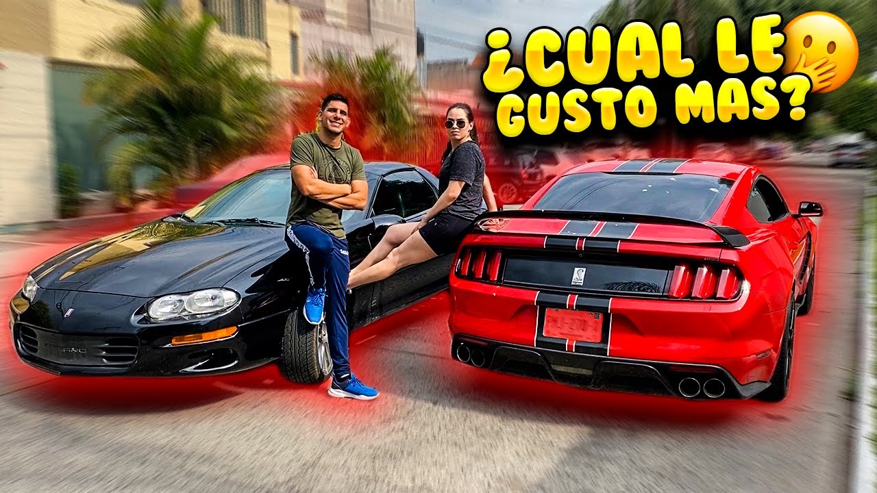 LE PRESTO MI CAMARO Y MI MUSTANG SHELBY A MI NOVIA *no sabe manejar*|| JUANITO MARTINEZ