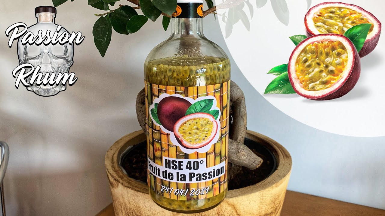 Rhum arrangé fruit de la passion !