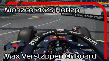 Monaco Hotlap | RSS Formula Hybrid 2023 | Max Verstappen Onboard