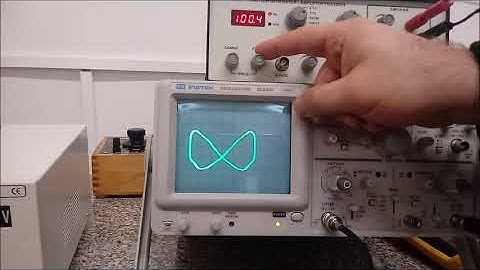 AWESOME Physics demonstrations. Oscilloscope and Lissajous figures.