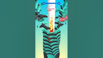 Stack Ball Level 156 #trending #shorts #gaming #games #gameplay #stackball #mobilegame#youtubeshorts