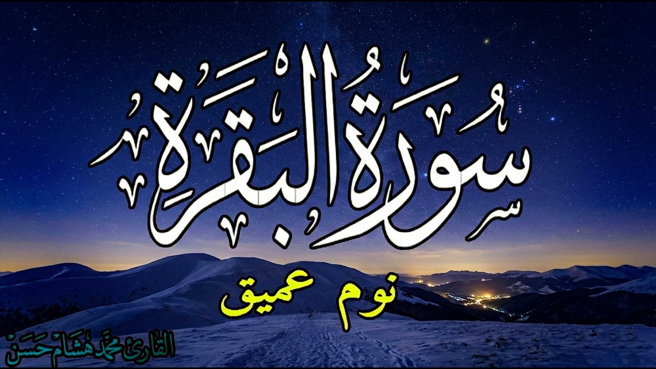 سورة البقرة طاردة الشياطين💚 بصوت هادئ ومريح جدا جدا 💚💤تلاوة هادئة للنوم والراحة النفسية 😴 LIVE