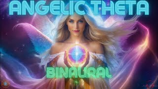 Angelic Serenity, Binaural Theta Meditation for Stress Relief, Spiritual Connection, and Inner Peace