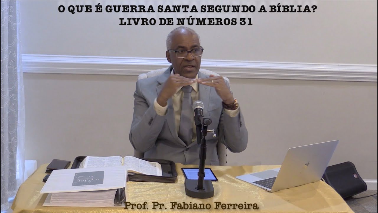 O que é guerra santa segundo a Bíblia? Prof. Pr. Fabiano Ferreira EUA YouTube