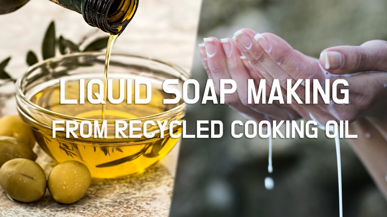 Download Liquid soap making from Recycled Cooking Oil │ 폐 식용유로 물비누 만들기