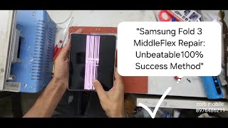 "Samsung Fold 3 MiddleFlex Repair: Unbeatable100% Success Method" #shorts #shortvideo #shortvideo