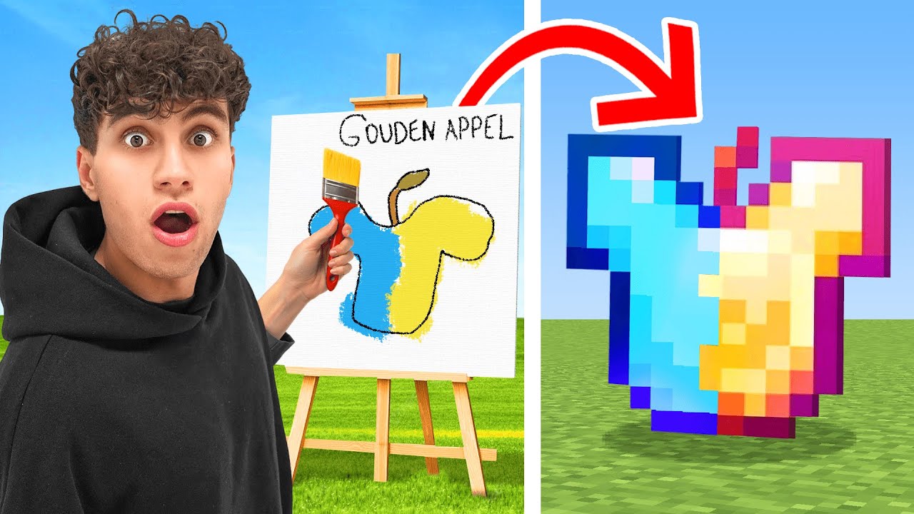 Wat Ik Teken Krijg Ik In Minecraft