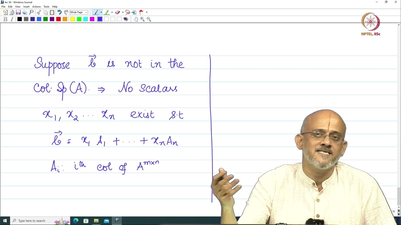 Lec 47 Least squares solution, Pseudoinverse of A