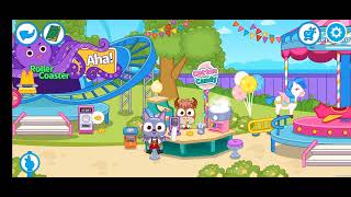 papo town amusement park cotton candy ice cream and purple pink & purplepinkpapotown screenshot 5