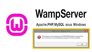 WAMP Error VCRUNTIME140.dll and Won’t turn Green | VCRUNTIME140 dll is Missing