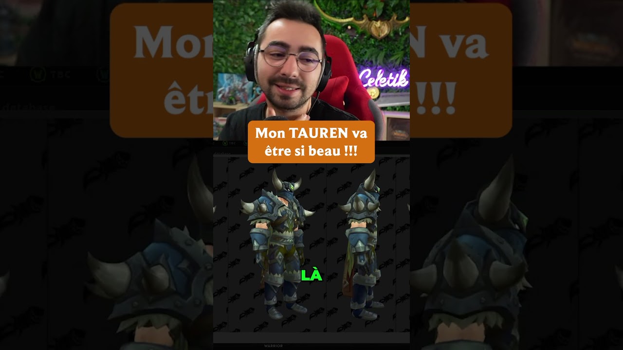 J'ai la vision avec le tauren sur
