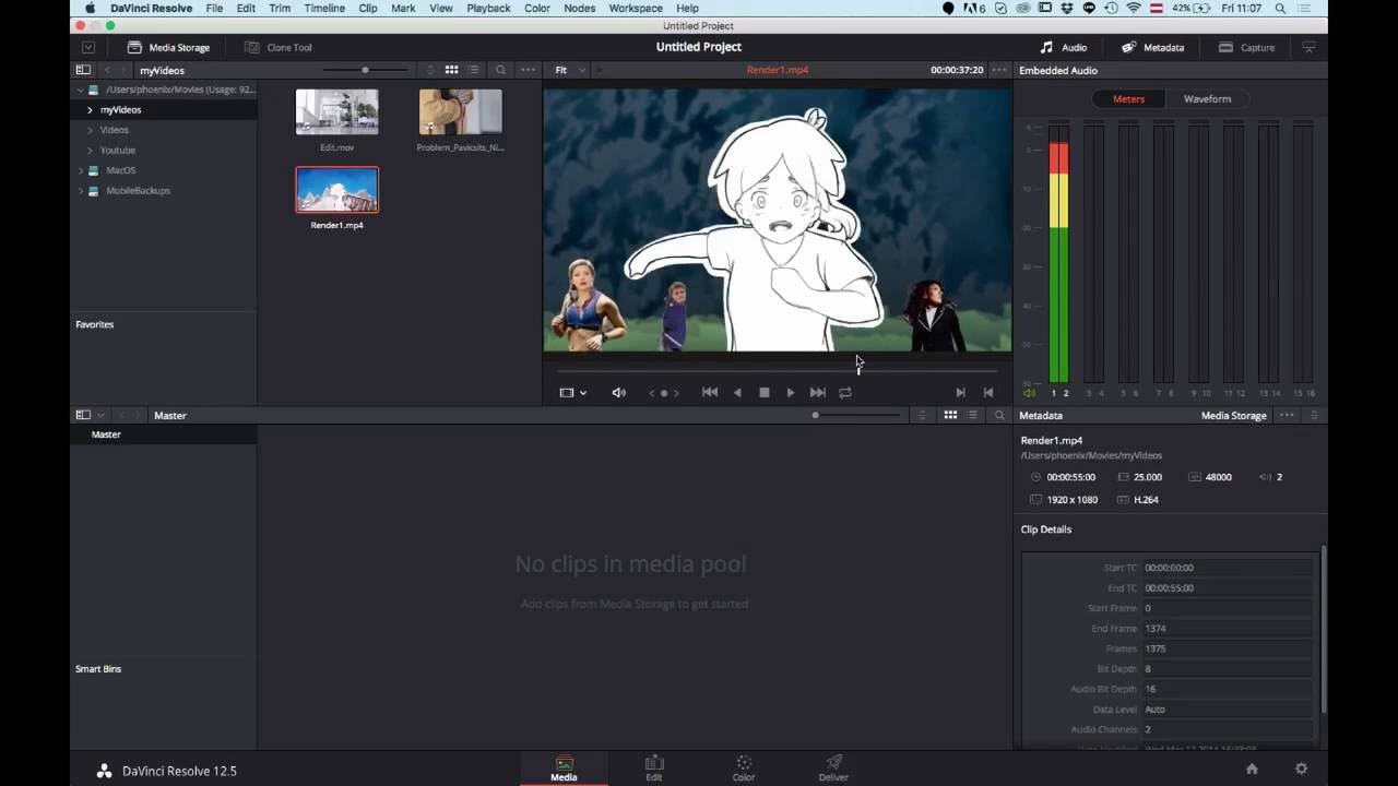 Analyse Animation Using Automated Cut Detection Davinci Resolve Youtube