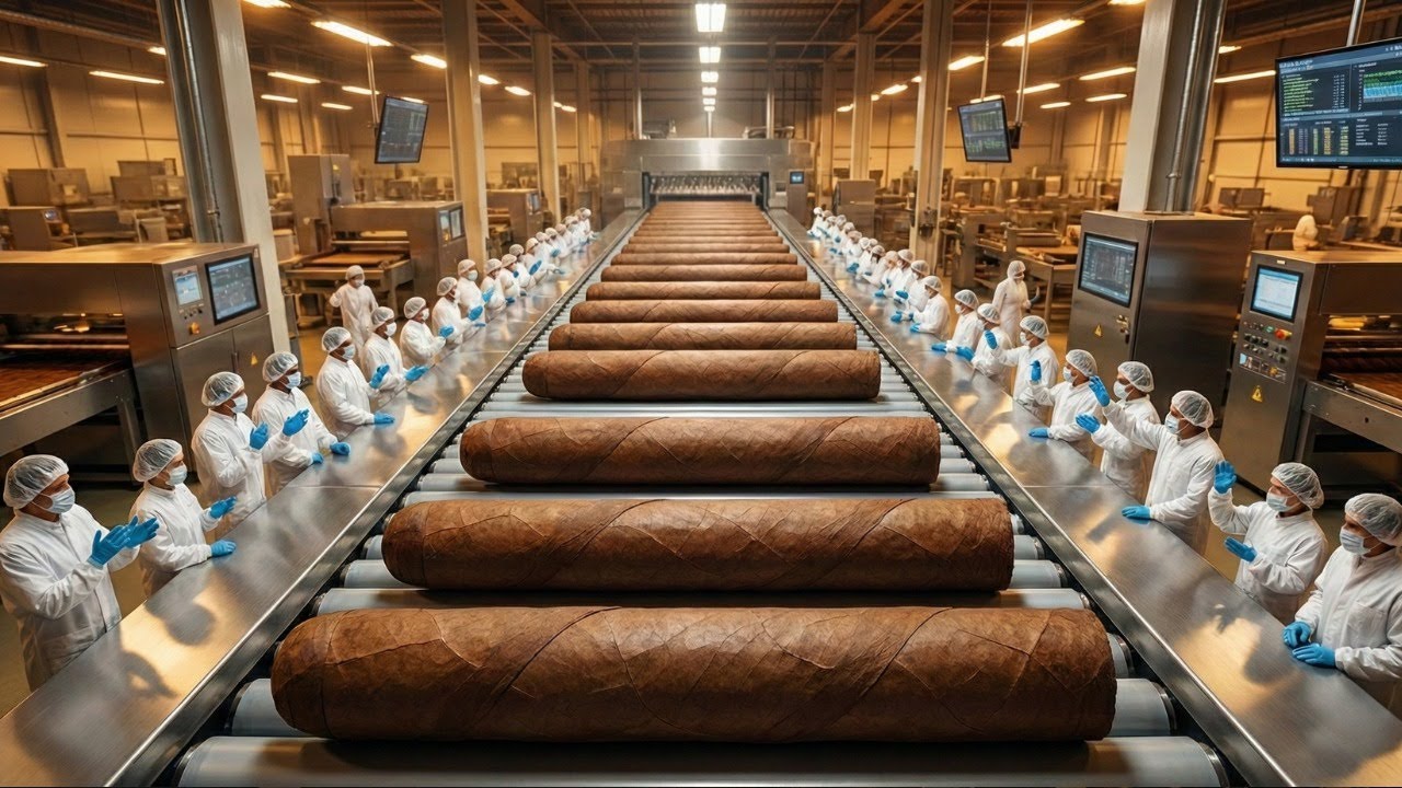 Inside the Hand-Rolled Cigar Factory – (Full Process) How Luxury Cigars Are Made